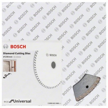 Алмазный диск ECO Univ.Turbo 230-22,23 мм 10 шт. Bosch 2 608 615 048 