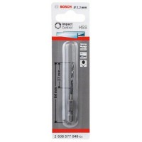Сверло по металлу Impact Control с шестигранным хвостовиком, 2.2 мм Bosch 2608577046 