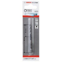 Сверло по металлу Impact Control с шестигранным хвостовиком, 2.5 мм Bosch 2608577047 