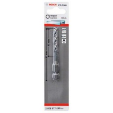 Сверло по металлу Impact Control с шестигранным хвостовиком, 4.5 мм Bosch 2608577055 