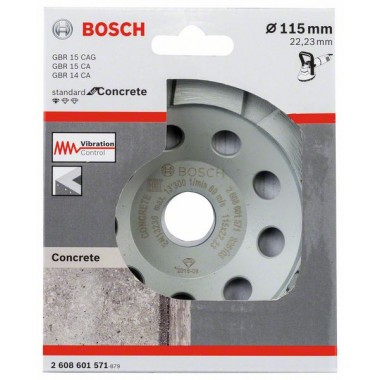 Алмазная чашка Standard, бетон 115 мм Bosch 2 608 601 571 