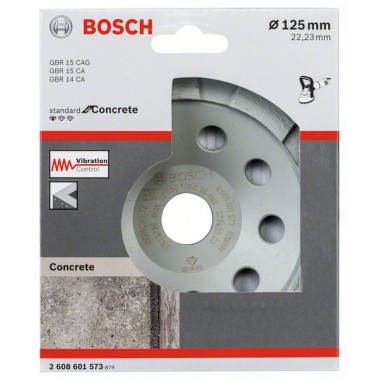Алмазныйазная чашка Standard, бетон 125 мм Bosch 2 608 601 573 