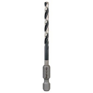 Сверло по металлу (10 шт) Impact Control с шестигранным хвостовиком, 4 мм Bosch 2608577120 