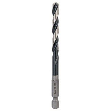 Сверло по металлу (10 шт) Impact Control с шестигранным хвостовиком, 6 мм Bosch 2608577123 