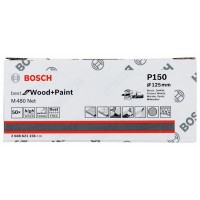 Набор шлифкругов (50 шт) M480 на сетчатой основе 125 мм K150 Bosch 2608621156 