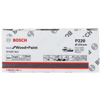 Набор шлифкругов (50 шт) M480 на сетчатой основе 125 мм K220 Bosch 2608621158 