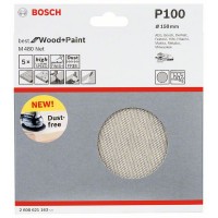 Набор шлифкругов (5 шт) M480 на сетчатой основе 150 мм K100 Bosch 2608621163 