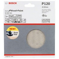 Набор шлифкругов (5 шт) M480 на сетчатой основе 150 мм K120 Bosch 2608621164 