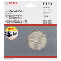 Набор шлифкругов (5 шт) M480 на сетчатой основе 150 мм K150 Bosch 2608621165 