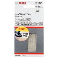 Набор шлифлистов (10 шт) M480 на сетчатой основе 70x125 мм K180 Bosch 2608621220 