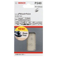 Набор шлифлистов (10 шт) M480 на сетчатой основе 70x125 мм K240 Bosch 2608621222 