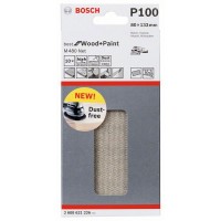 Набор шлифлистов (10 шт) M480 на сетчатой основе 80x133 K100 Bosch 2608621226 