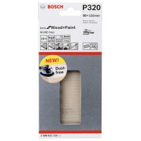 Набор шлифлистов (10 шт) M480 на сетчатой основе 80x133 K320 Bosch 2608621232 