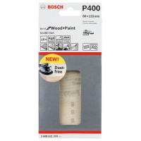 Набор шлифлистов (10 шт) M480 на сетчатой основе 80x133 K400 Bosch 2608621233 