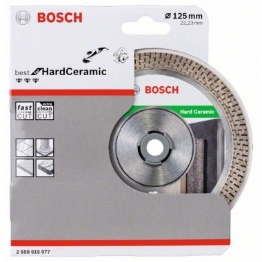 Алмазныйазный диск Bf HardCeramic 125/22,23 мм Bosch 2 608 615 077 