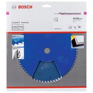 Пильный диск Expert for High Pressure Laminate 230x30x2.8/1.8x64 T Bosch 2 608 644 356 