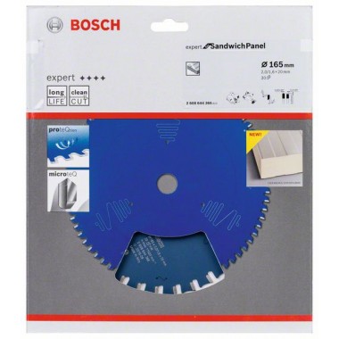 Пильный диск Expert for Sandwich Panel 165x20x2/1.6x30 T Bosch 2 608 644 366 