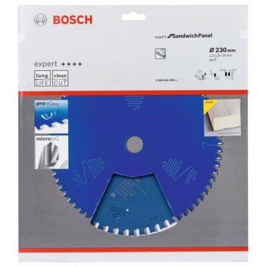 Пильный диск Expert for Sandwich Panel 230x30x2.2/1.8x48 T Bosch 2 608 644 368 