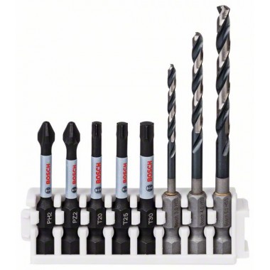 Кассета ударных бит 50 мм (5шт) и сверл по металлу (3 шт) Impact Control Bosch 2608577143 