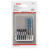 Кассета ударных бит Impact Control 50 мм 5 шт и сверл Hex-9 MultiConstruction 3 шт Bosch 2608577144 