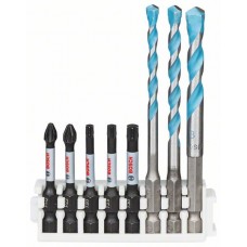 Кассета ударных бит Impact Control 50 мм 5 шт и сверл Hex-9 MultiConstruction 3 шт Bosch 2608577144 