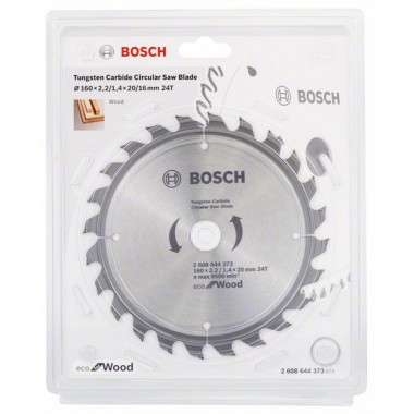 Пильный диск ECO WO 160x20/16-24T Bosch 2608644373 