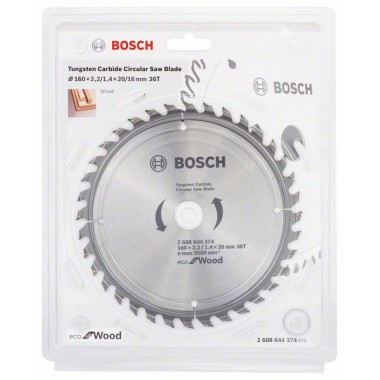 Пильный диск ECO WO 160x20/16-36T Bosch 2608644374 