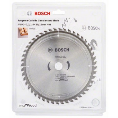 Пильный диск ECO WO 190x20/16-48T Bosch 2608644378 