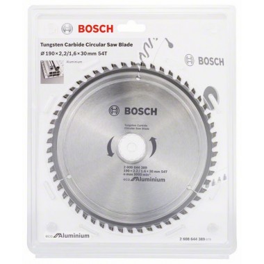 Пильный диск ECO ALU/Multi 190x30-54T Bosch 2608644389 