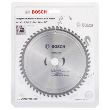 Пильный диск ECO ALU/Multi 190x20/16-54T Bosch 2608644390 