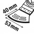 10 Starlock BIM пильных полотен Dual-Tec 53x40 мм AYZ 53 BPB Bosch 2608664204 