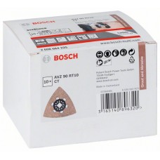 10 Starlock твердосплавных шлифпластин 90 мм зерн.100 AVZ 90 RT10 Bosch 2608664225 