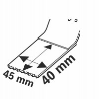 Starlock Carbide погружное пильное полотно 45x40 мм по металлу AIZ 45 AT Bosch 2608664348 