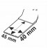 Starlock Carbide погружное пильное полотно 45x40 мм по металлу AIZ 45 AT Bosch 2608664348 