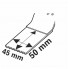 StarlockPlus Carbide погружное пильное полотно 45x50 мм по металлу PAIZ 45 AT Bosch 2608664349 