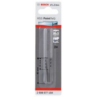 Сверло по металлу HSS PointTeQ (2 шт.) 1.5 мм Bosch 2608577154 