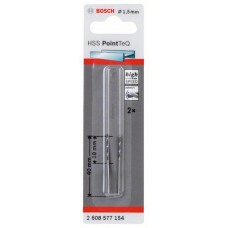 Сверло по металлу HSS PointTeQ (2 шт.) 1.5 мм Bosch 2608577154 