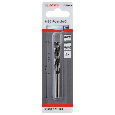 Сверло по металлу HSS PointTeQ (2 шт.) 4 мм Bosch 2608577161 