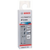 Сверло по металлу HSS PointTeQ (10 шт.) 1 мм Bosch 2608577178 