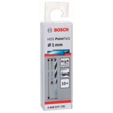 Сверло по металлу HSS PointTeQ (10 шт.) 1 мм Bosch 2608577178 