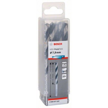 Сверло по металлу HSS PointTeQ (10 шт.) 7.9 мм Bosch 2608577247 