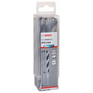 Сверло по металлу HSS PointTeQ (10 шт.) 9.1 мм Bosch 2608577259 