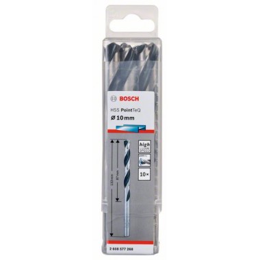 Сверло по металлу HSS PointTeQ (10 шт.) 10 мм Bosch 2608577268 