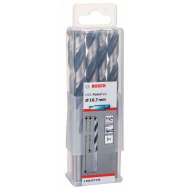 Сверло по металлу HSS PointTeQ (5 шт.) 10.7 мм Bosch 2608577275 