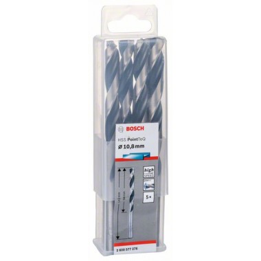 Сверло по металлу HSS PointTeQ (5 шт.) 10.8 мм Bosch 2608577276 