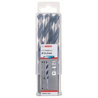 Сверло по металлу HSS PointTeQ (5 шт.) 11.2 мм Bosch 2608577280 