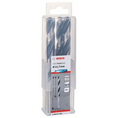 Сверло по металлу HSS PointTeQ (5 шт.) 11.7 мм Bosch 2608577285 
