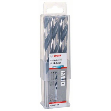 Сверло по металлу HSS PointTeQ (5 шт.) 11.9 мм Bosch 2608577287 