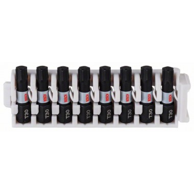Кассета ударных бит Impact Control 25 мм T30 8 шт Bosch 2608522382 