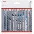 Набор лобзиковых пилок All in One 10 шт Bosch 2607011171 